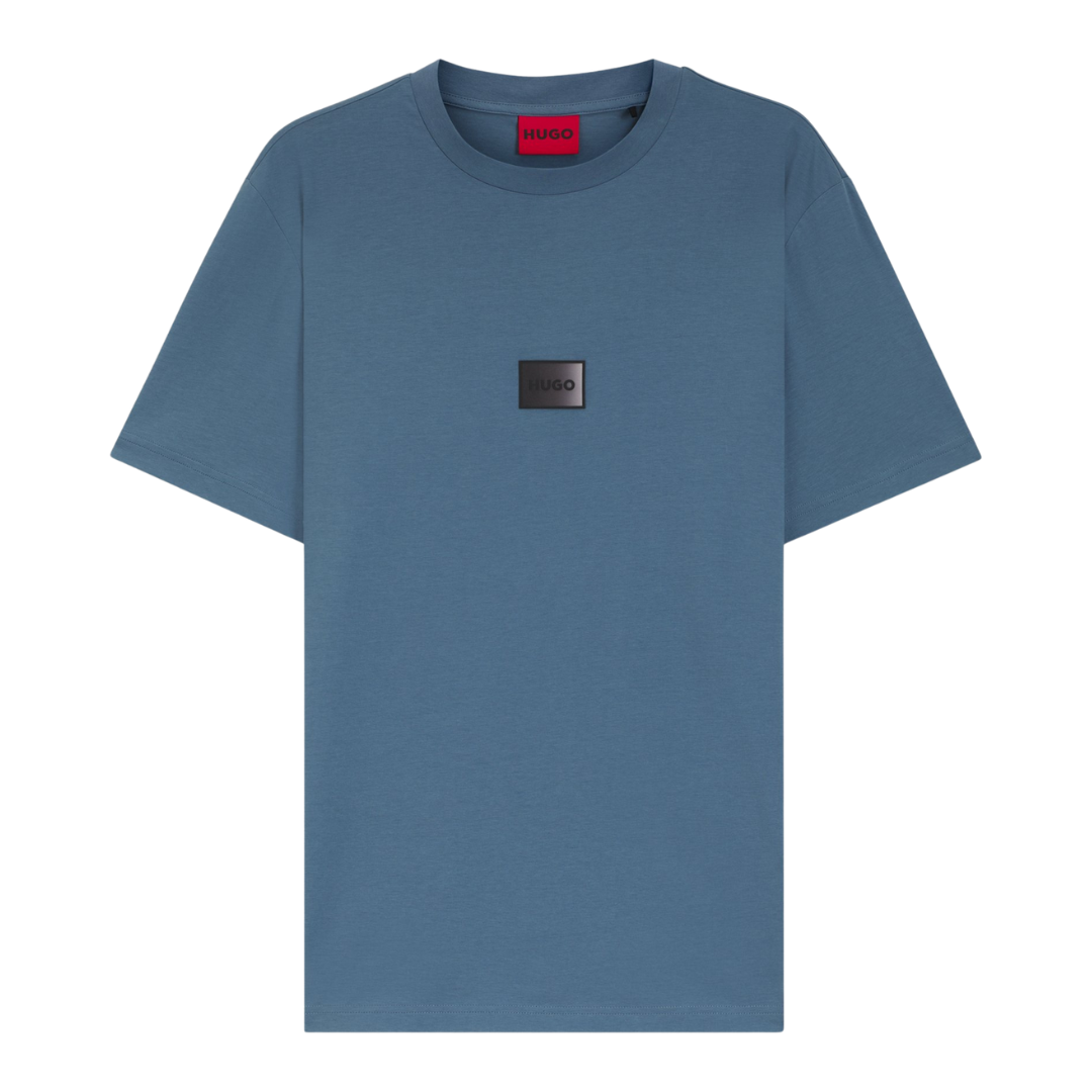 HUGO Danotie Tee in Open Blue