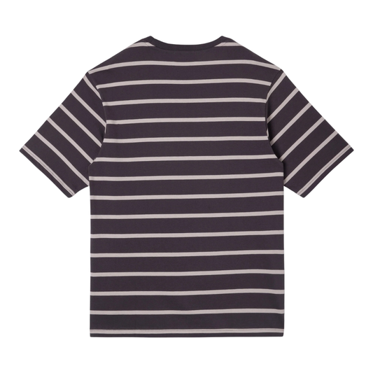 Stan Ray Stripe T-Shirt in Raven/Eucalyptus