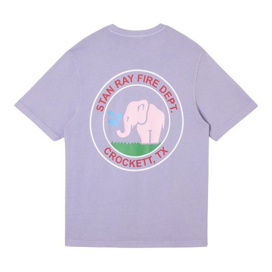 Stan Ray Fire Dept T-Shirt in Cosmic Purple