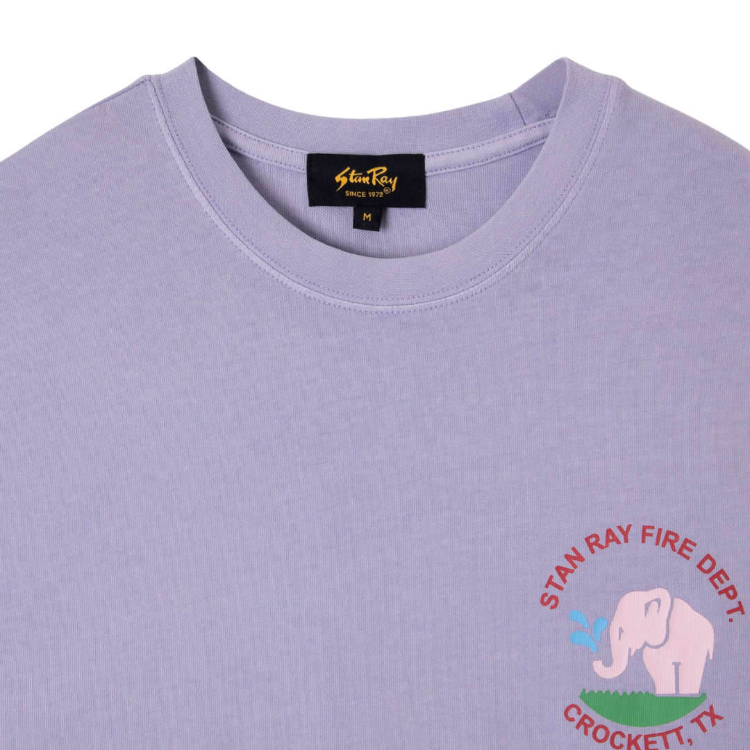 Stan Ray Fire Dept T-Shirt in Cosmic Purple