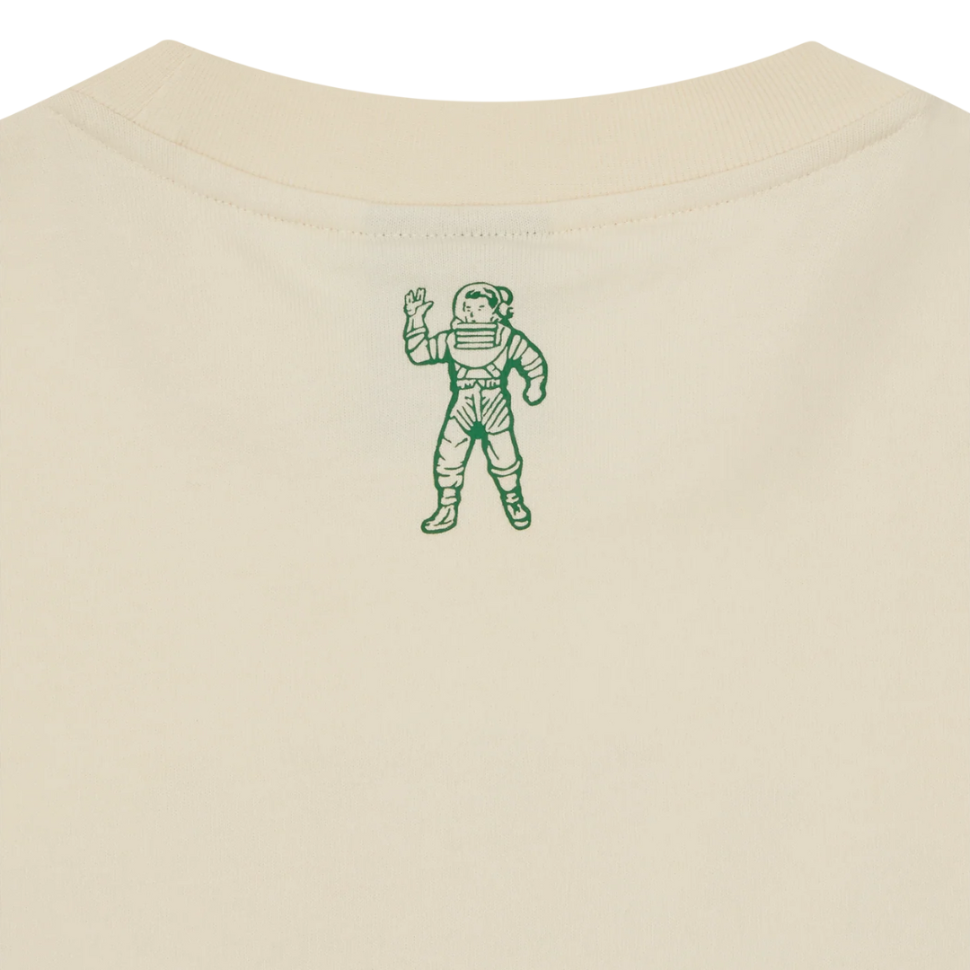 Billionaire Boys Club Rhinestone Mascot T-Shirt in Washed Ecru