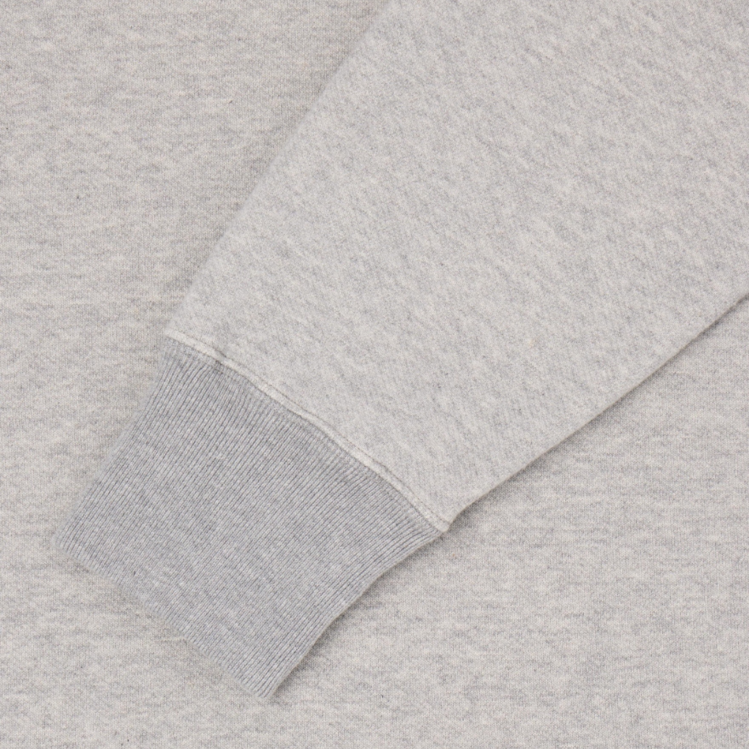 Edwin Raglan Sleeve Hoody in Grey