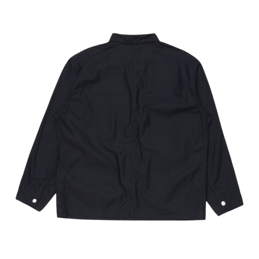Edwin Coverall Overshirt in Black