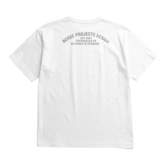 Norse Projects Snekkersten Print T-Shirt in White