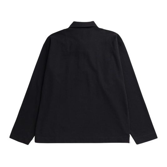 Norse Projects Isefjord LS Polo in Black