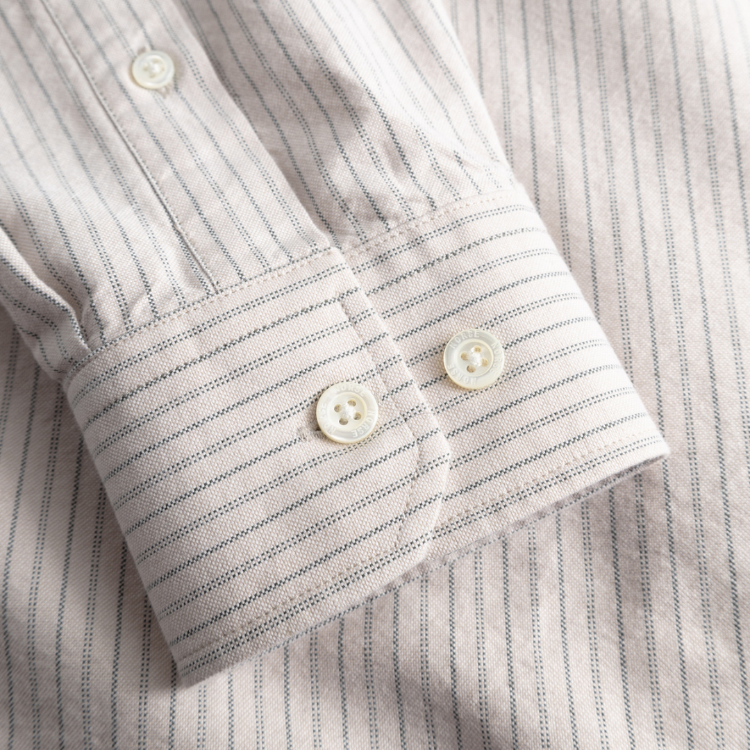 Chemise Oxford standard Norse Projects vert poussière foncée
