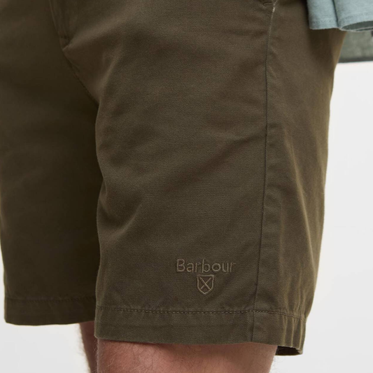 Barbour Oxford Shorts in Uniform Green