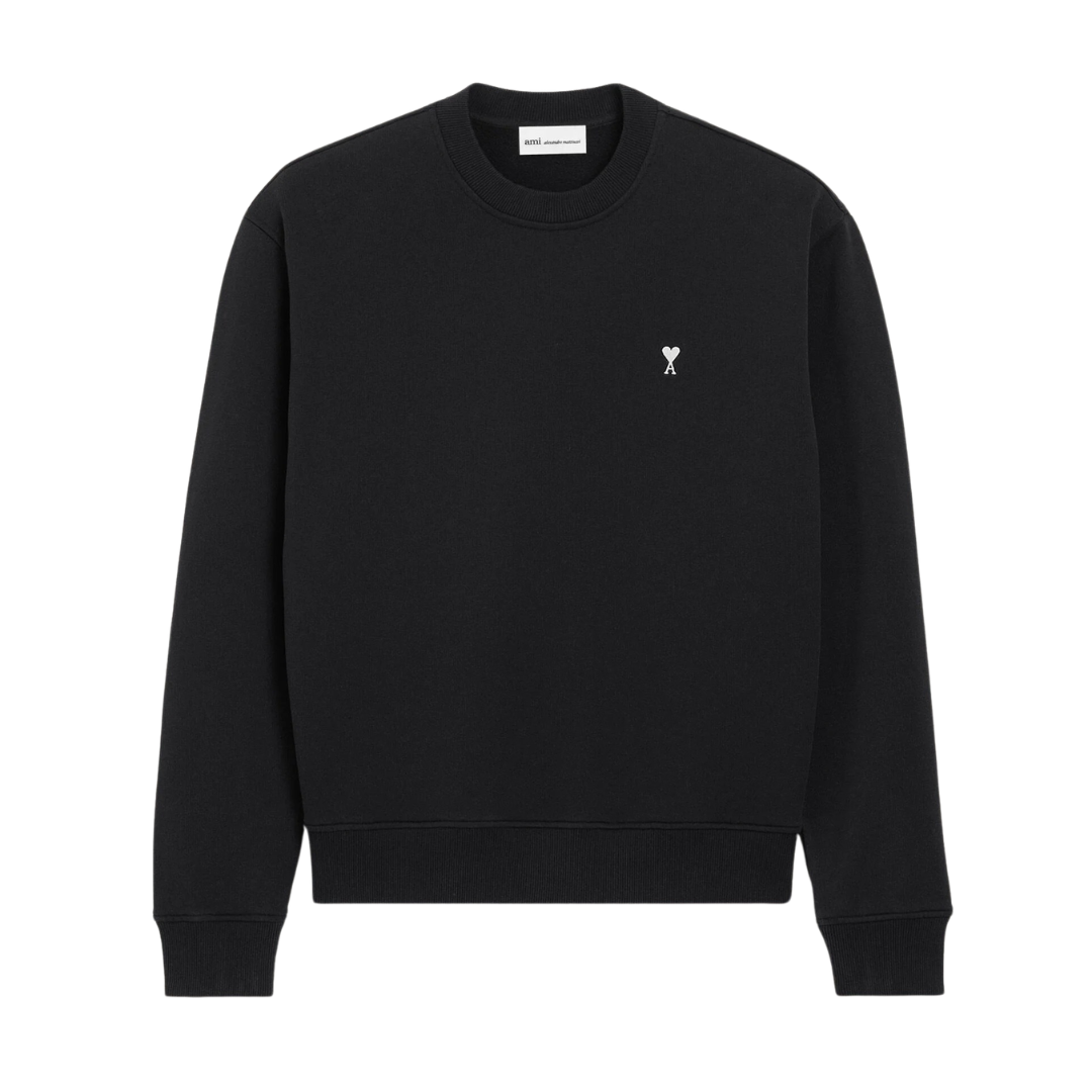 AMI Paris Contrast ADC Sweatshirt in Black