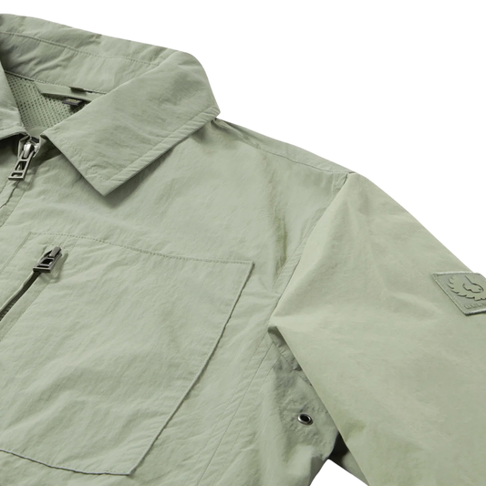 Belstaff Grid Overshirt in Lichen