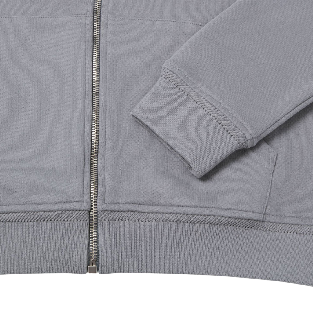 Sweat à capuche zippé Belstaff en indigo délavé