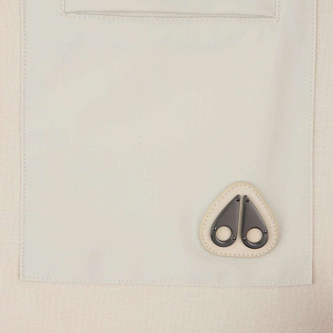 T-shirt Moose Knuckles Dalon blanc cassé