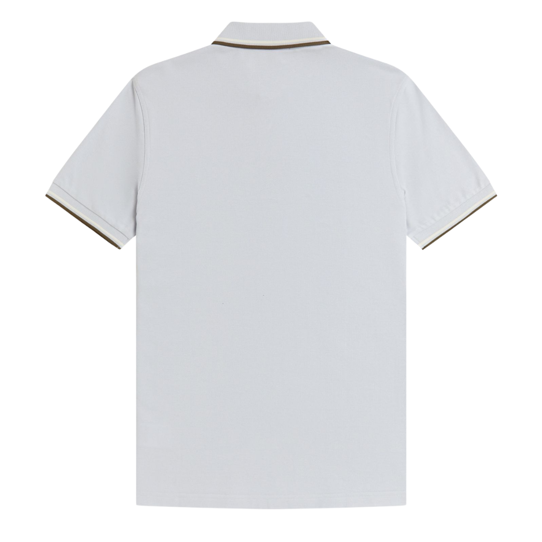 Fred Perry Twin Tipped Polo in Dusky Blue