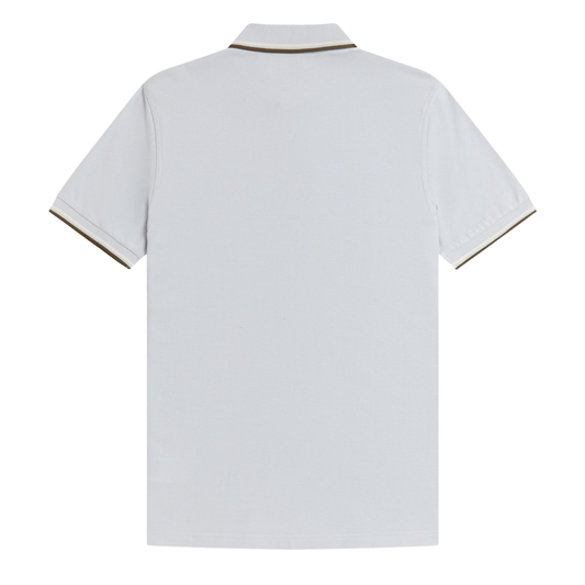 Fred Perry Twin Tipped Polo in Dusky Blue