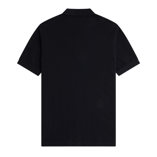 Fred Perry Vertical Stripe Polo Shirt in Black