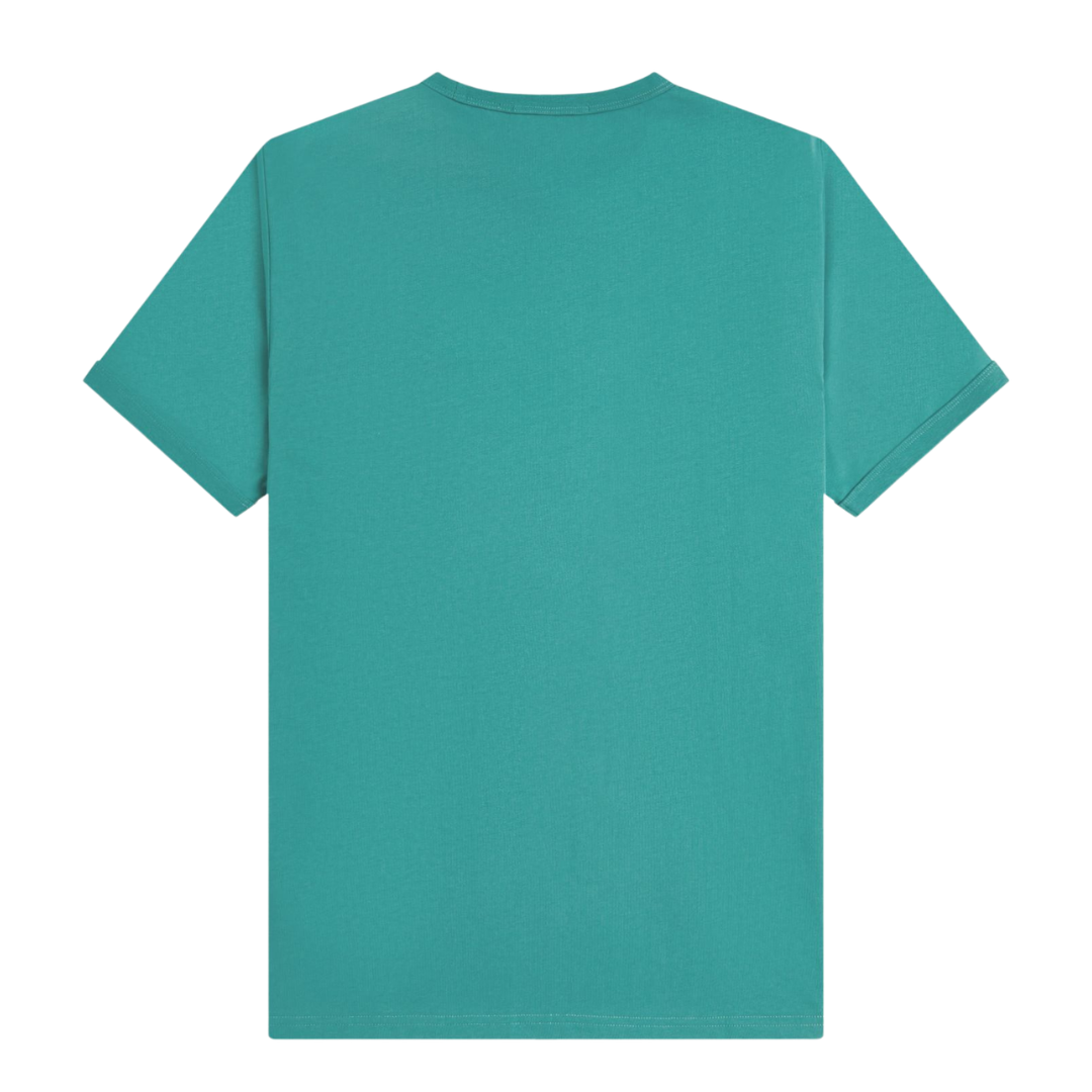 T-shirt Fred Perry Ringer menthe profonde