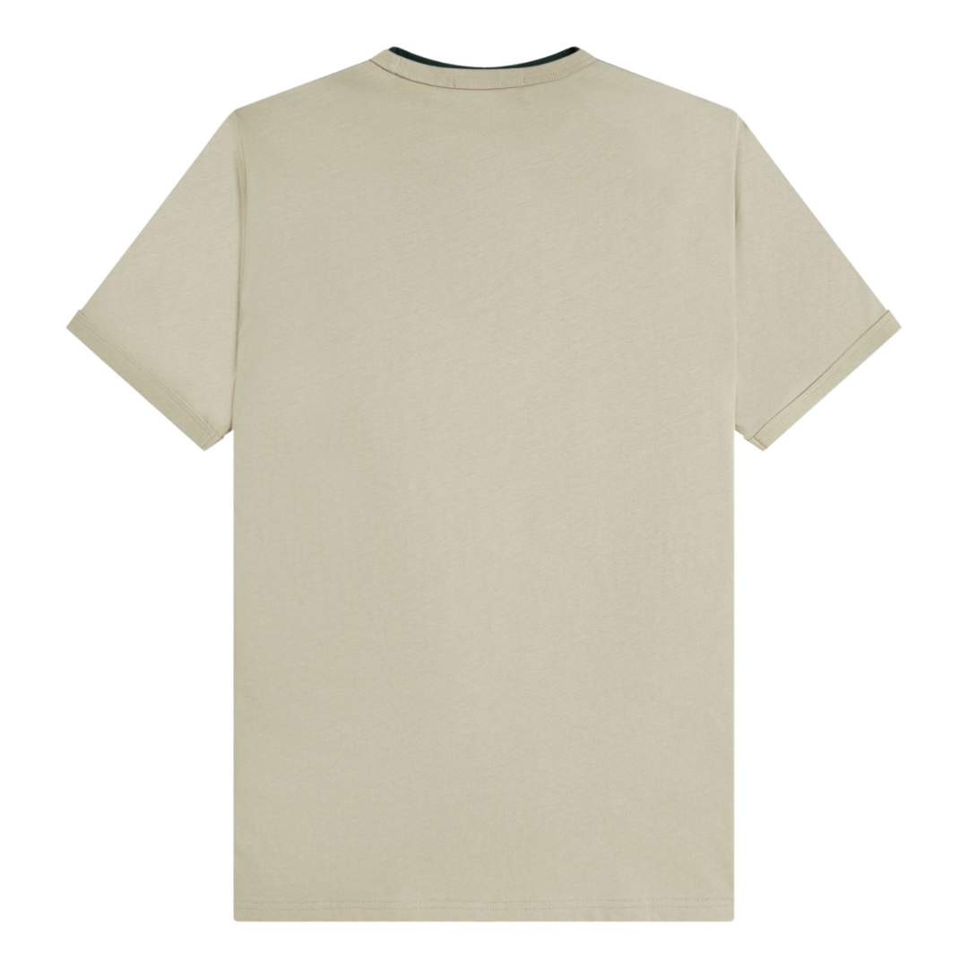 T-shirt Ringer Fred Perry vert marin