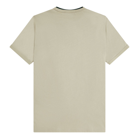 Fred Perry Ringer T-Shirt in Seagrass
