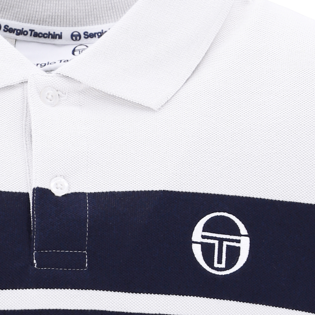 Sergio Tacchini Young Line Polo in White