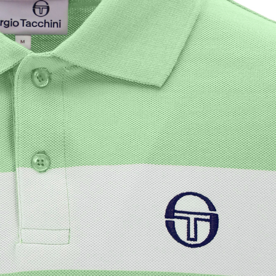 Polo Sergio Tacchini Young Line vert discret