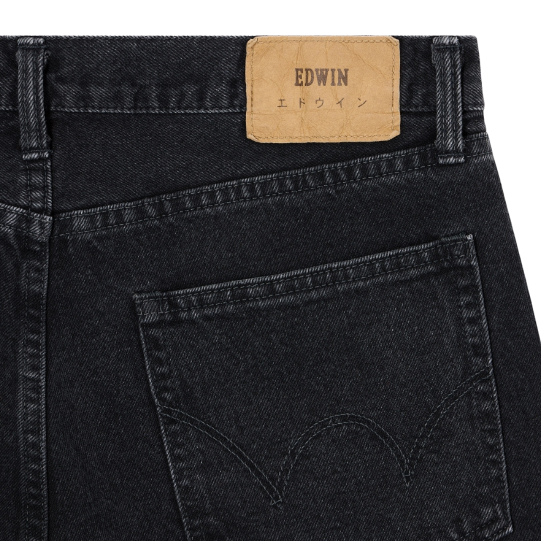 Edwin Loose Jeans in Black - Dark Used