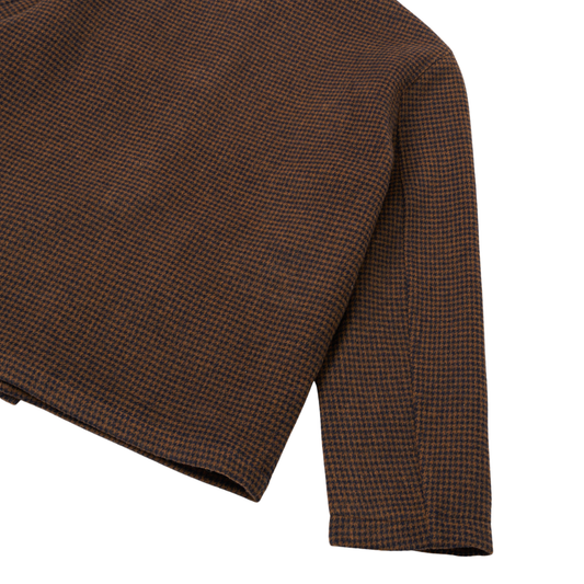 Universal Works Franck Jacket in Navy/Brown