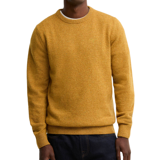 Barbour Essential Tisbury Crew Jumper in Copper