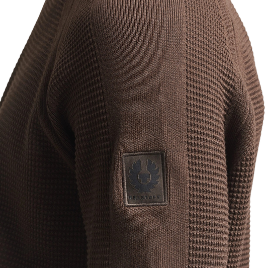 Belstaff Bradwell Crewneck Jumper in Army Olive