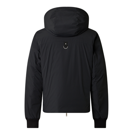 Moose Knuckles Northdale Hooded Jacket in Black