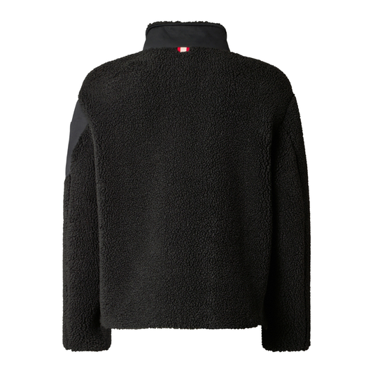 Moose Knuckles Saglek Fleece Jacket in Black