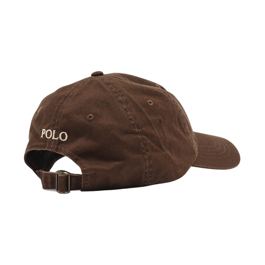 Ralph Lauren Twill Sports Cap in Cooper Brown
