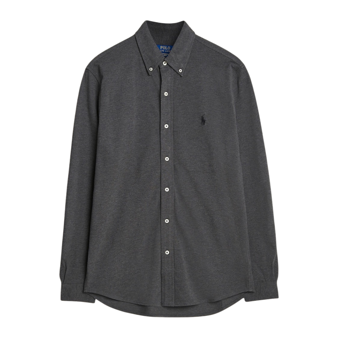 Ralph Lauren Mesh LS Shirt in Windsor Heather