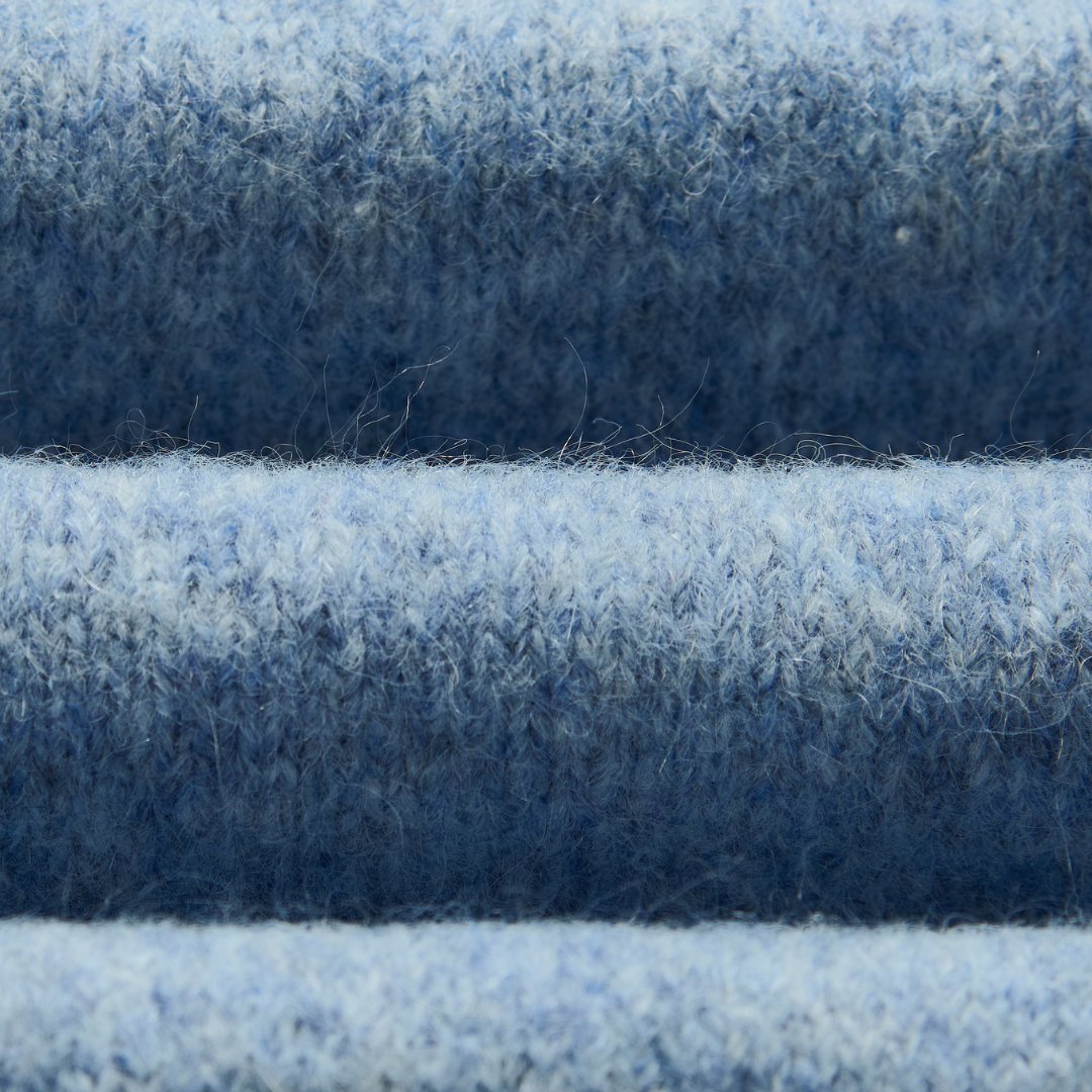 Wax London Wilde Crew Knitted Jumper in Pale Blue