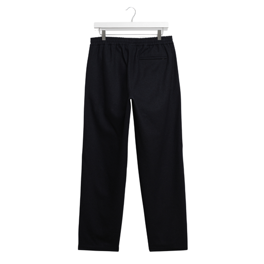 Wax London Wool Tyne Trouser in Navy