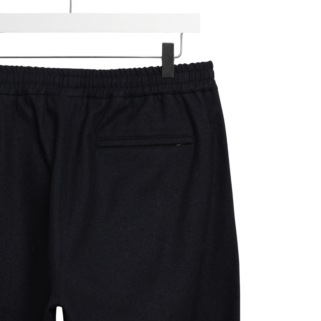 Wax London Wool Tyne Trouser in Navy