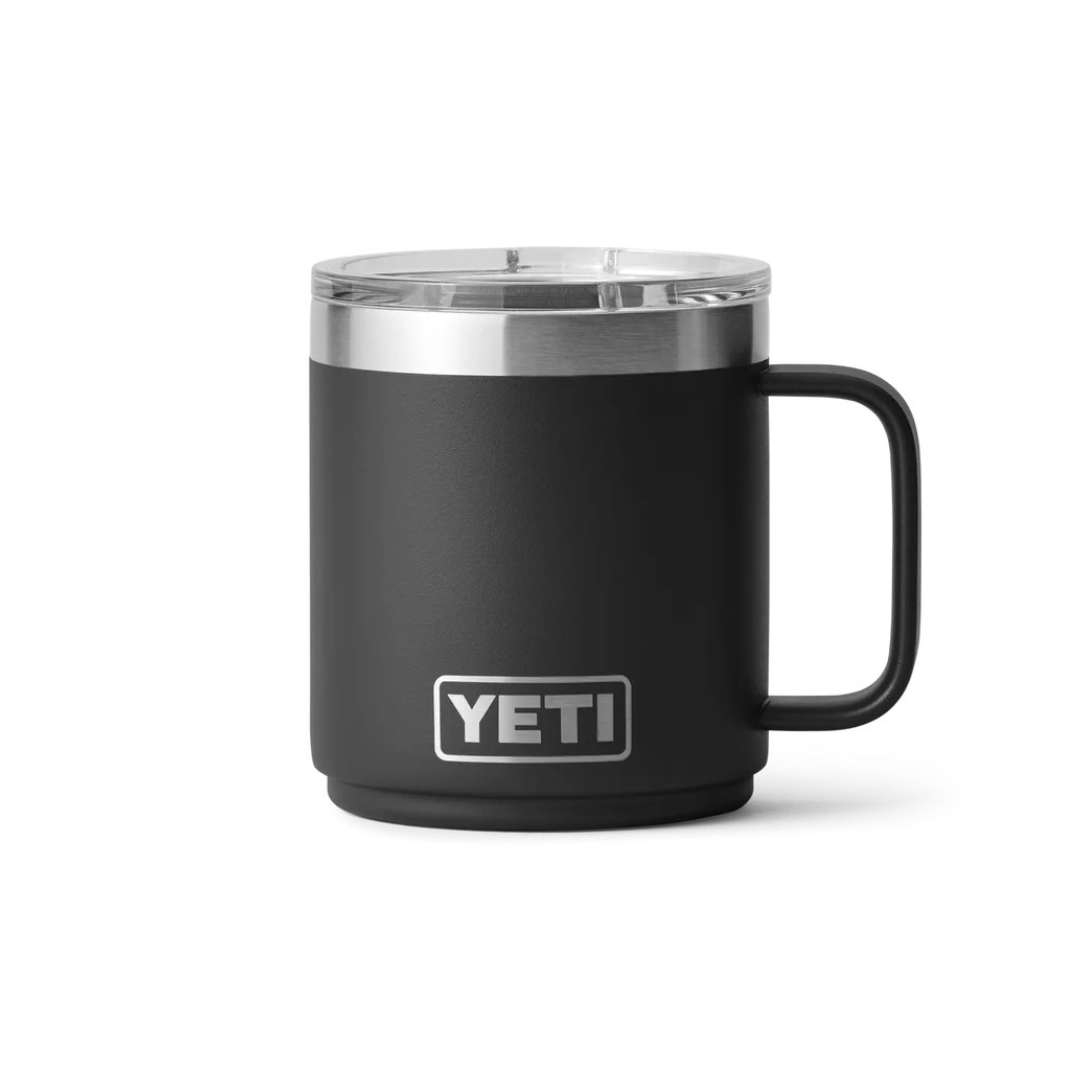 未使用 YETI Rambler 10oz　mug ブラック YETI Rambler 10oz Stackable Mug in Black