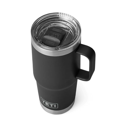 YETI Rambler 20oz Travel Mug in Black