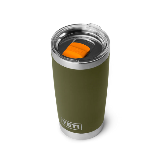 YETI Rambler 20oz Tumbler in Olive/King Crab
