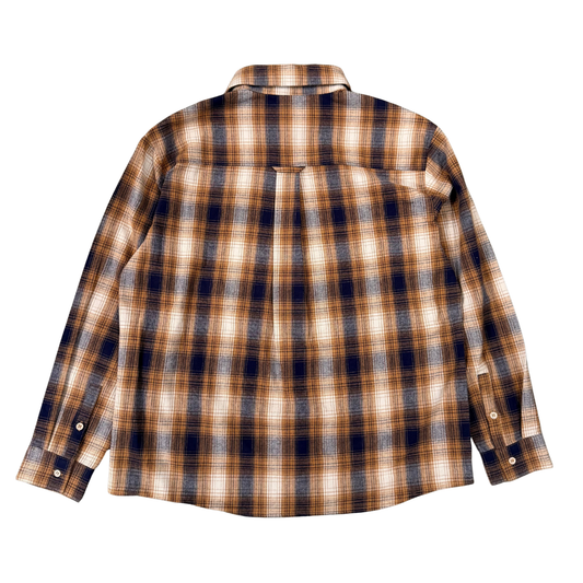 Stan Ray Flannel Shirt in Brown & Black Plaid