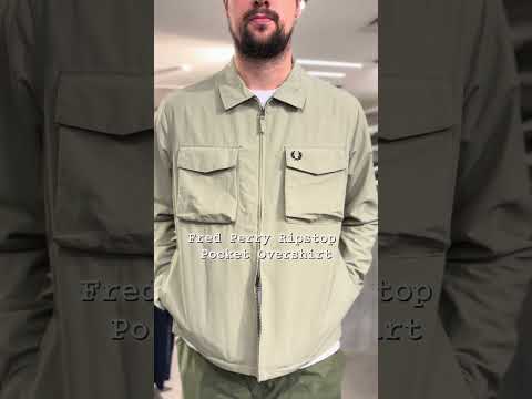 Chemise Oxford Fred Perry en Écru/Noir