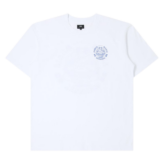 Edwin Music Channel Tee in White