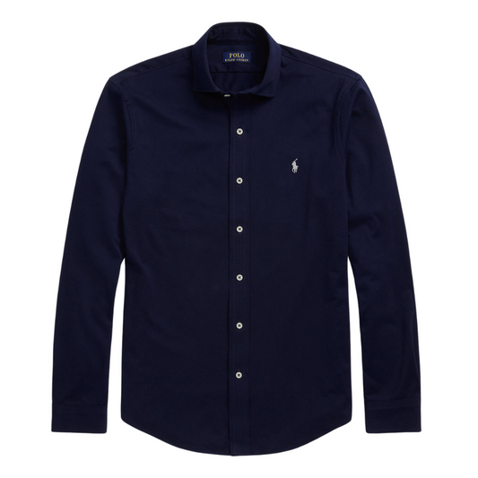 Ralph Lauren LS Jersey Shirt in Navy