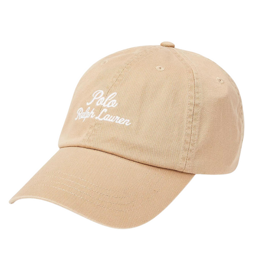 Ralph Lauren Stitch Cap in Tan