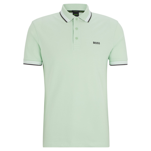 Boss Paddy Polo in Open Green