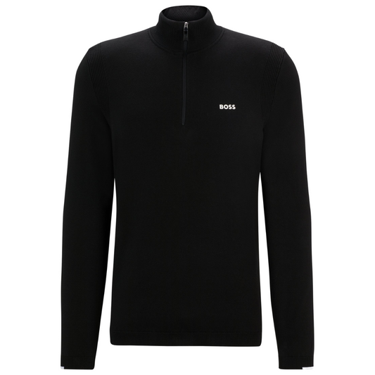 Boss Ever-X QZ Knitwear in Black