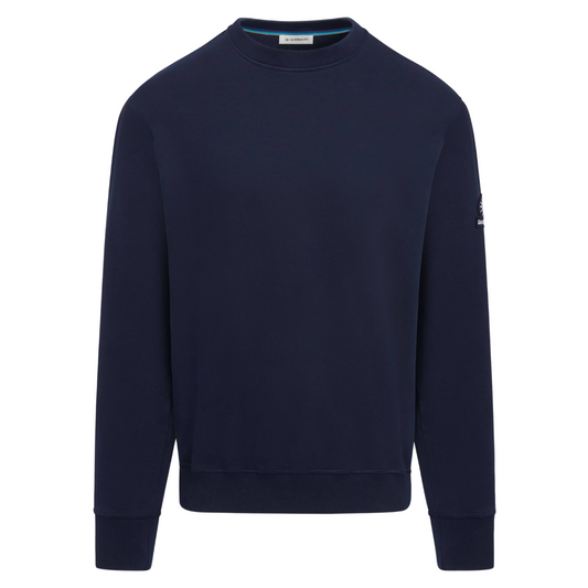 Sandbanks Badge Sweatshirt in Navy