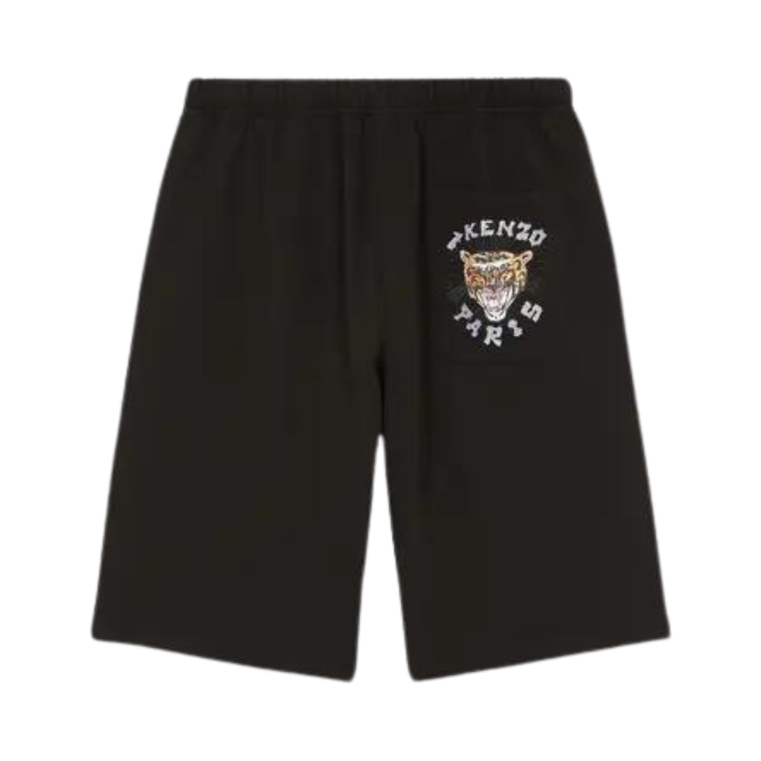 Kenzo Drawn Varsity Short in Black