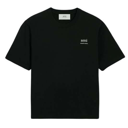 AMI AM Tee in Black