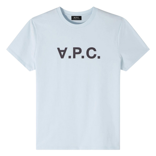 A.P.C VPC Color H Tee in Light Blue