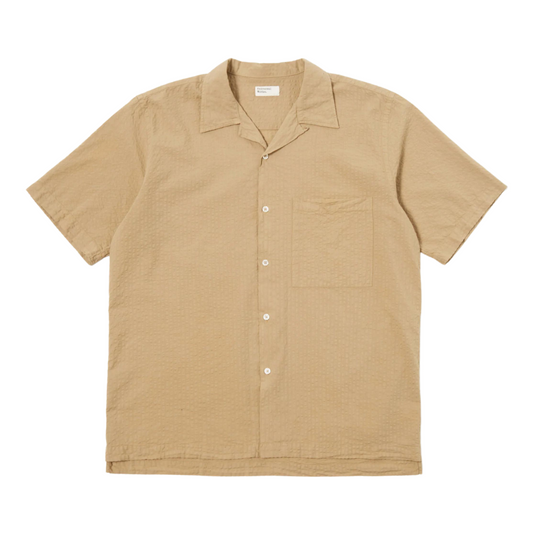 Universal Works Camp II Shirt in Summer Oak