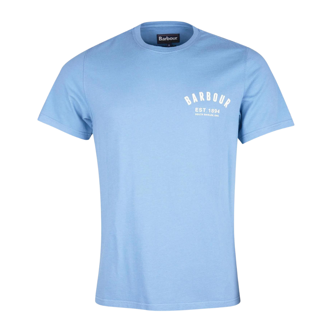 Barbour Preppy Tee in Light Blue